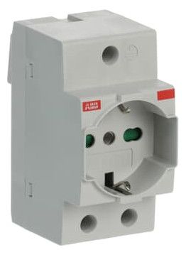 ABB M1170 SCHUKO Italien P11/P17 lichtgrau, RAL 1173 2CSM210000R0701