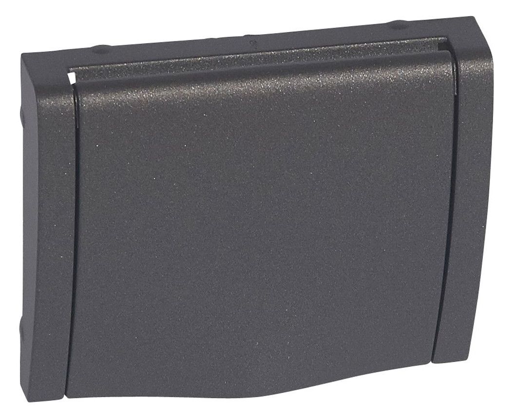 Legrand 771222 Abdeckung Schuko Steckd. Ber.schutz Klappd. Galea dark bronze
