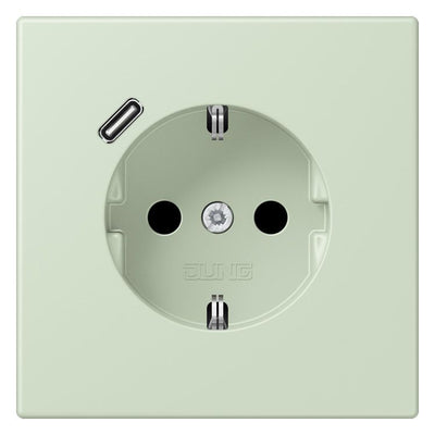 Jung LC1520-18C218 SCHUKO-Steckd.m.USB Typ C LC32042