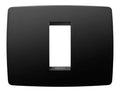 GEWISS GW16101TN Abdeckrahmen ONE 1M Tonerschwarz