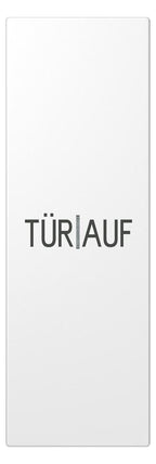 Jung ES2993KO5DWW Großflächenwippe Tür auf m.Lichtl. senkr.LS Edelstahl alpinw.