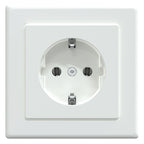 Mert MEG 2401-1425 SCHUKO-Steckdose SK volle Platte aktivweiß glänz. M-SMART