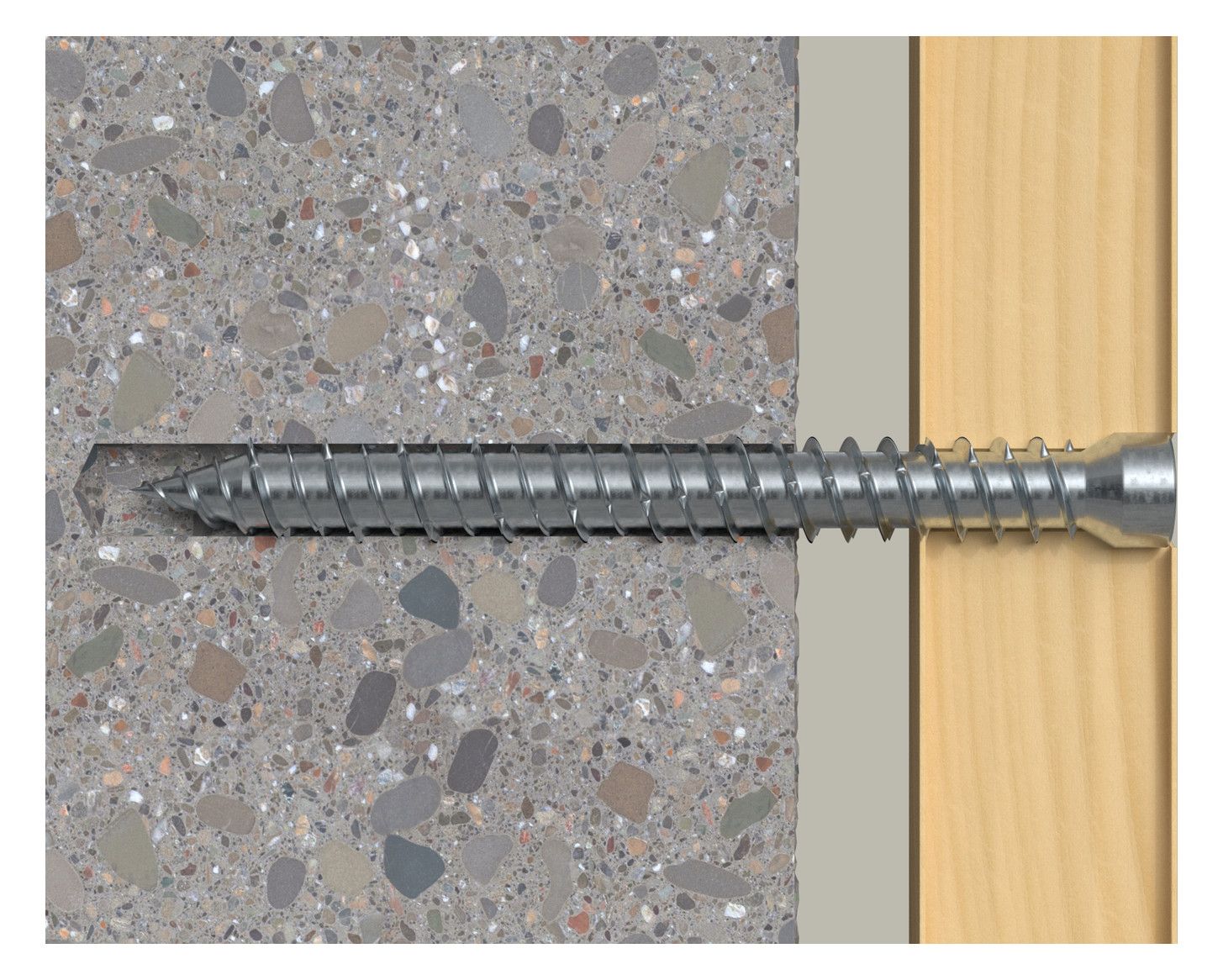 Fischer 532911 Fensterrahmenschraube FFSZ 7,5x102 Zylinderkopf