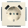 BJ 20 EUCB2USB-82 SCHUKO-/2x USB-Steckdose