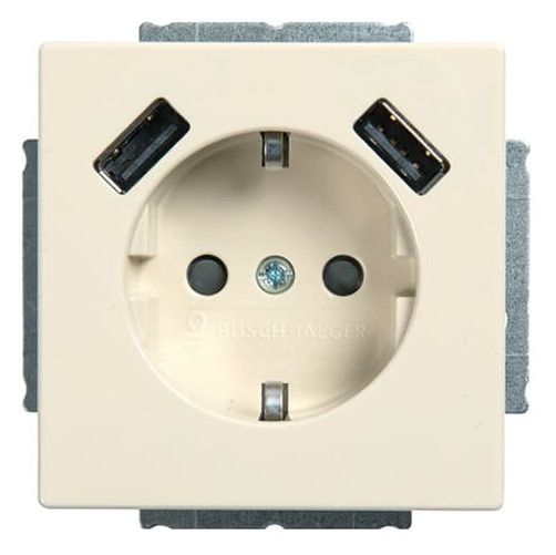 BJ 20 EUCB2USB-82 SCHUKO-/2x USB-Steckdose