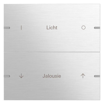 GIRA 503217 Wippenset 2fach indiv. Tastsensor4 TS4 Alu (eloxiert)