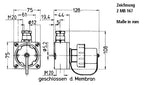 Mennekes 10864 Geraete-St.SCHUKO,16A2p+E 230V IP68,BL