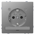 Mert MEG 2304-6036 SCHUKO-Steckdose Lichtauslass LED-Modul BRS StK Edelstahl