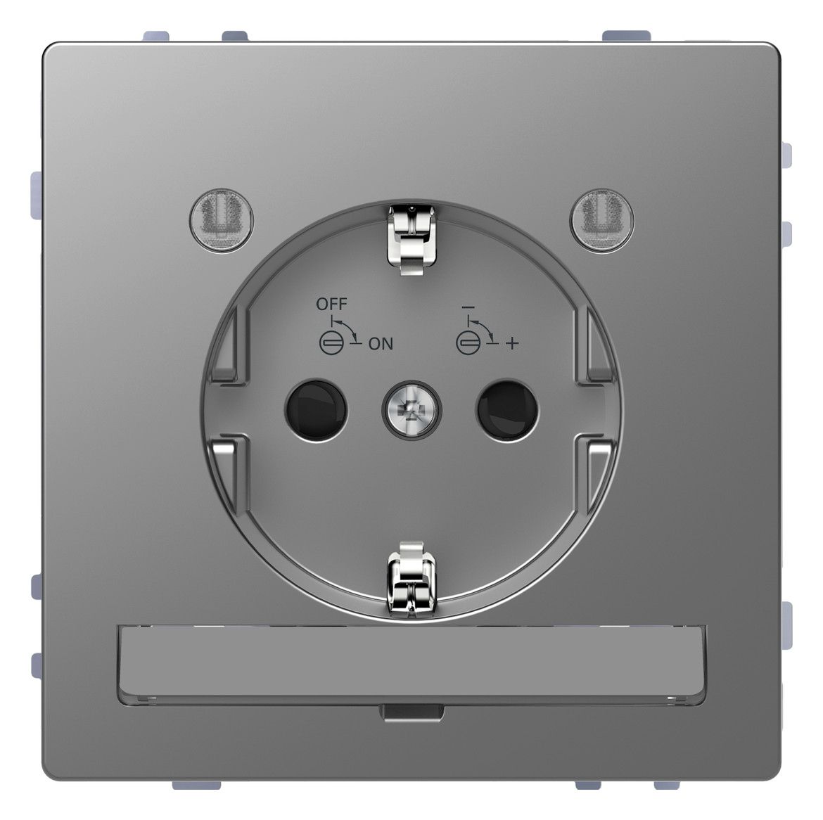 Mert MEG 2304-6036 SCHUKO-Steckdose Lichtauslass LED-Modul BRS StK Edelstahl
