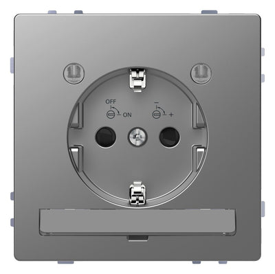 Mert MEG 2304-6036 SCHUKO-Steckdose Lichtauslass LED-Modul BRS StK Edelstahl