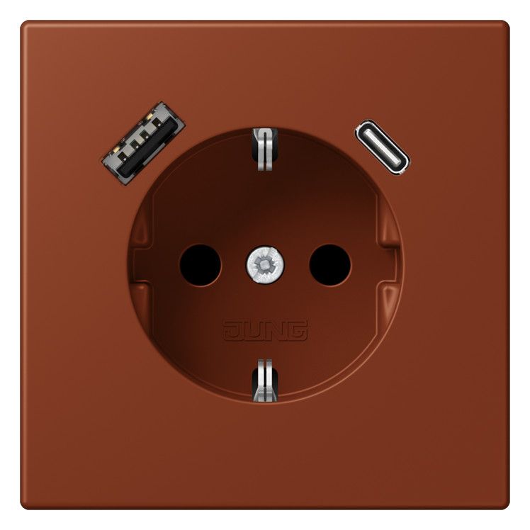Jung LC1520-15CA247 SCHUKO-Steckd.m.USB Typ AC LC4320D