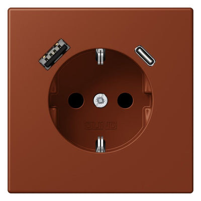 Jung LC1520-15CA247 SCHUKO-Steckd.m.USB Typ AC LC4320D
