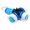 Bals 749 Schuko-Dreiwegekupplung 16A 3p IP67 blau H/B/T:232x162x73mm
