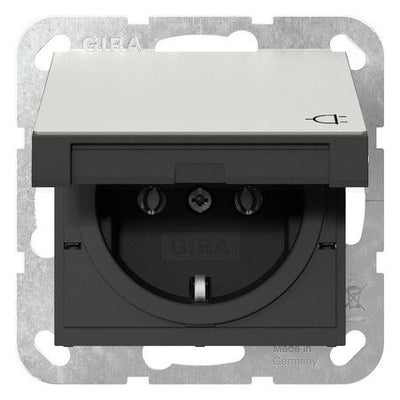 GIRA 4184600 SCHUKO-Steckd.KD SRK System 55 Edelstahl