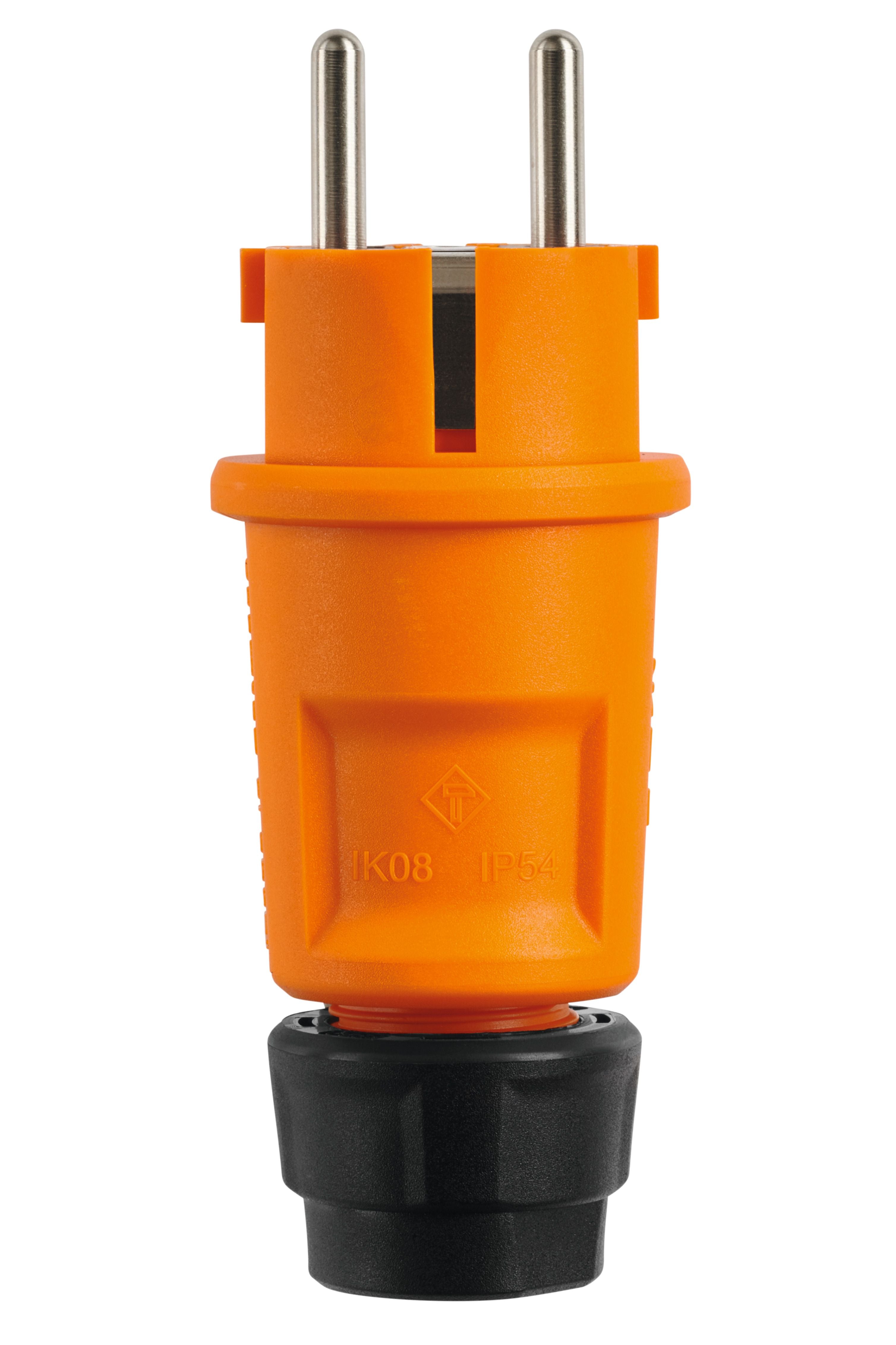 ABL 100000067 Hightech Stecker SCHUKO & fr-be Elamid orange IP54 Typ 1520