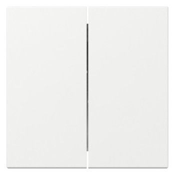GIRA 349503 Wippe 2fach gerade System 55 Reinweiß glänzend