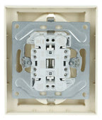 BJ 202 EUJB-82 SCHUKO® Doppelsteckdose volle Abdeckung EBS