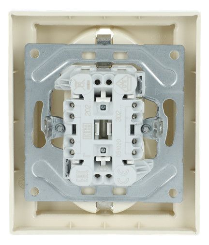 BJ 202 EUJB-82 SCHUKO® Doppelsteckdose volle Abdeckung EBS