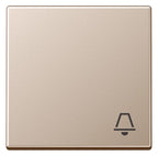 Jung A590KCH Wippe Symbol Klingel Serie A champagner