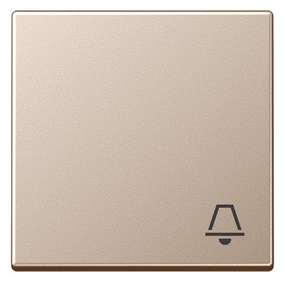 Jung A590KCH Wippe Symbol Klingel Serie A champagner