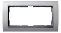 GIRA 100236 Abdeckrahmen 2f o.Mittelsteg Zwischenrahmen F/Alu Event Farbe Alu
