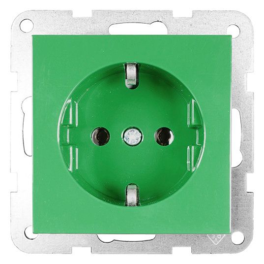 Panasonic WDTT03022GY Plus 55 Schuko Steckdose grün