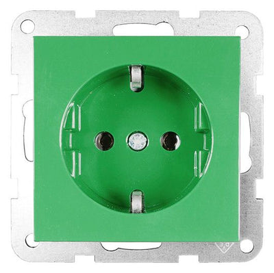 Panasonic WDTT03022GY Plus 55 Schuko Steckdose grün