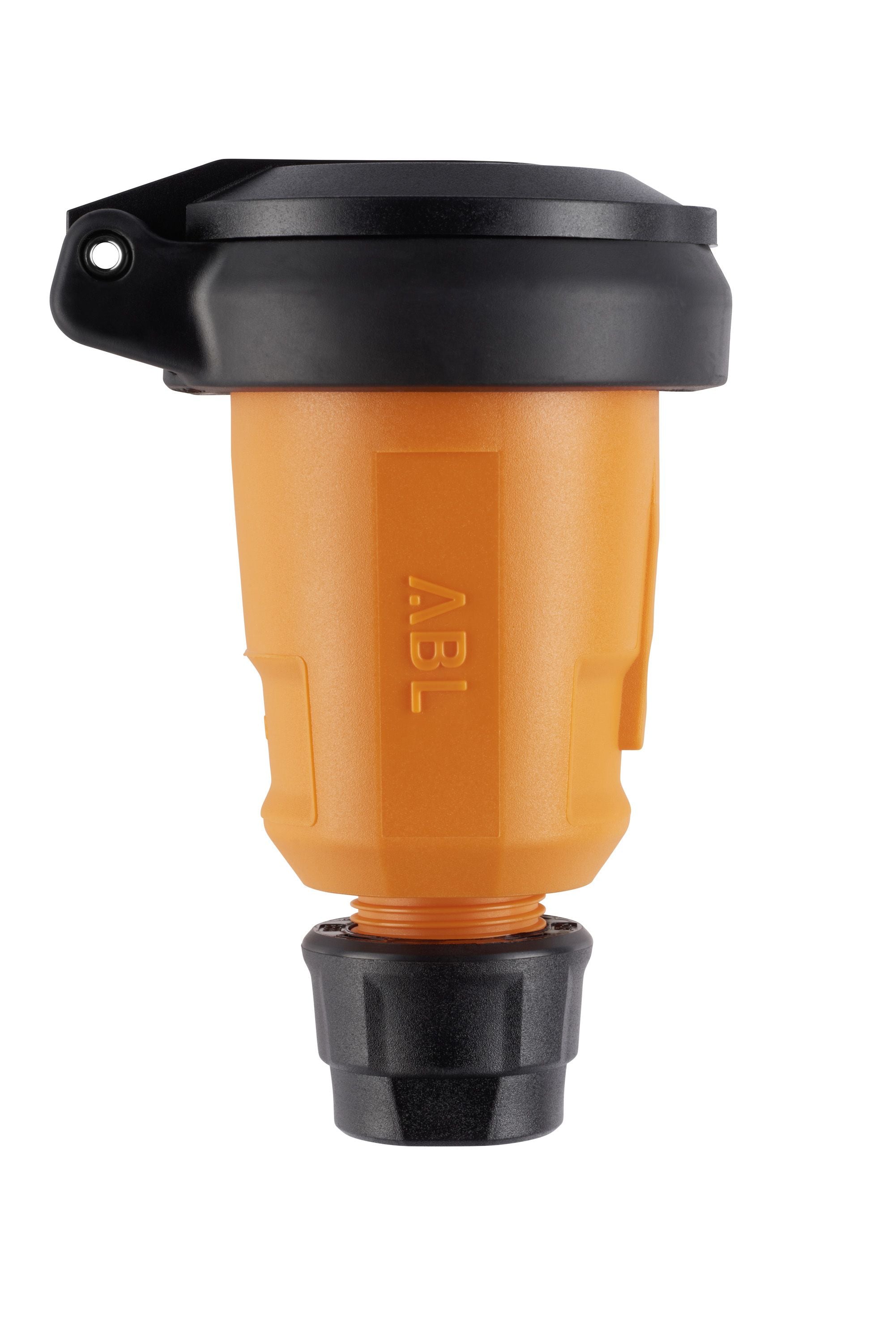 ABL 100000087 Hightech Kupplung SCHUKO Elamid orange selbstschl.IP54 Typ 1580