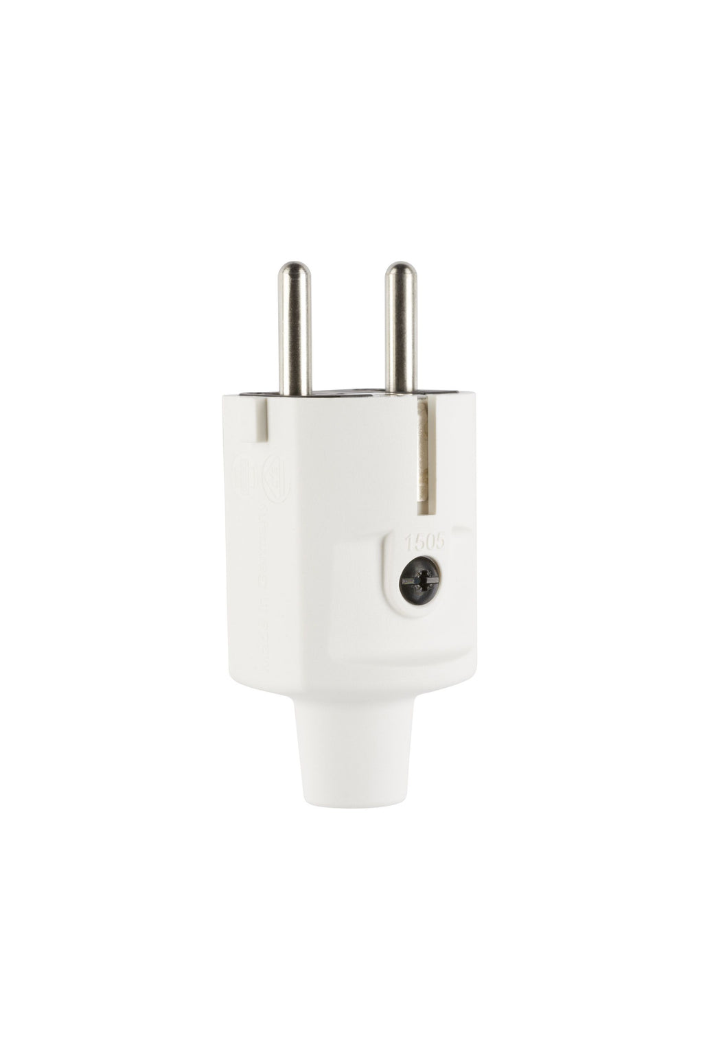 ABL 100000047 Compact Stecker SCHUKO & fr-be TPE weiß IP20 Typ 1505