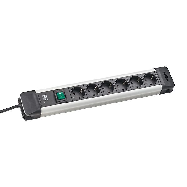 Bachmann 330.101 CONNECTUS 6xSchuko 1xSchalter Strom 2m Schuko
