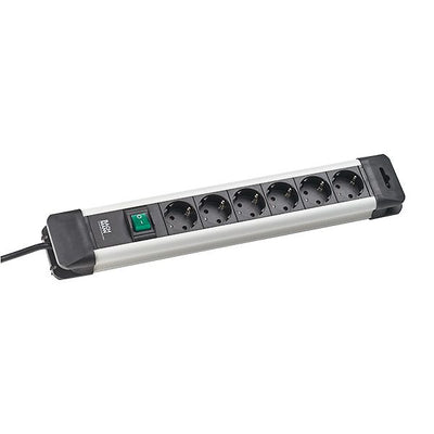 Bachmann 330.101 CONNECTUS 6xSchuko 1xSchalter Strom 2m Schuko