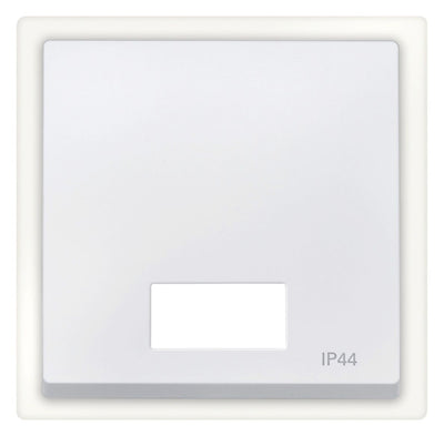 Mert 433719 Wippe m.Fenster rechteckig IP44 polarweiß System M