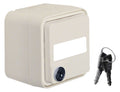 Berker 47693502 Steckdose SCHUKO+Klappd. B-feld ungl.Schließung Ap W.1 polarweiß