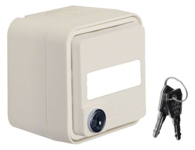 Berker 47693502 Steckdose SCHUKO+Klappd. B-feld ungl.Schließung Ap W.1 polarweiß