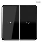 Jung CD595PSW Wippe m.Symbolen Auf/Ab f.509VU/539VU schwarz