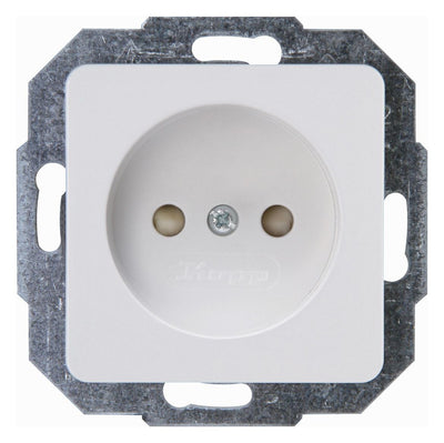 Kopp 926613005 HK02 Steckdose o.Schuko erh.Ber.schutz arktisweiß