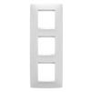 GEWISS GW16127TB Abdeckrahmen ONE International 2+2+2M vert. Milchweiss