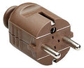 Bachmann 910.470 SCHUKO Zentralstecker braun kleine Ausführung DIN49441