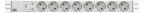 Bachmann 333.404 19" 1HE 8xSchuko 1xÜSS Strom 2m Schuko