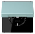 Jung LC1520BFKIKL214 SCHUKO Steckd.KI m. Klappdeckel LC32033