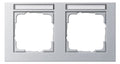 GIRA 109225 Abdeckrahmen 2fach waager. BSF E2 Farbe Alu