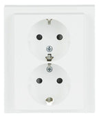 BJ 202 EUJB-884 SCHUKO® Doppelsteckdose volle Abdeckung EBS