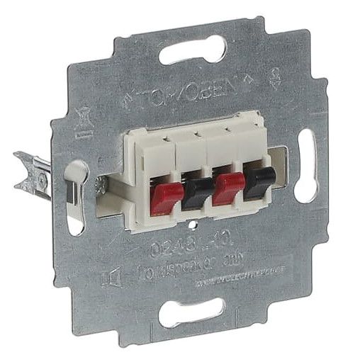 BJ 0248/02-101 Lautsprecher- Anschlussdose 2f weiss