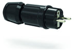 Bals 7372 Schuko-Stecker 16A 3p IP44 schwarz belg./franz.