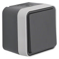 Berker 30763505 Wechselschalter Ap W.1 grau