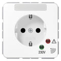 Jung CD 521 NAUF WW SCHUKO Steckdose 16 A 250V ~ Schraubklemmen m.ÜSS,