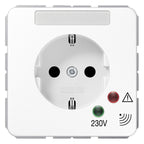 Jung CD 521 NAUF WW SCHUKO Steckdose 16 A 250V ~ Schraubklemmen m.ÜSS,