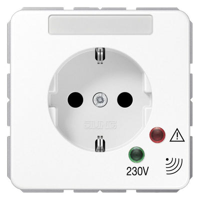 Jung CD 521 NAUF WW SCHUKO Steckdose 16 A 250V ~ Schraubklemmen m.ÜSS,