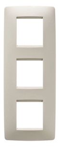GEWISS GW16127TI Abdeckrahmen ONE International 2+2+2M vert. Elfenbein