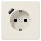Jung LS1520-18A SCHUKOsteckdose m.USB Typ A
